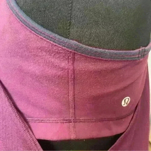 Lululemon  Burgundy No Limits Tanktop - Picture 7 of 8